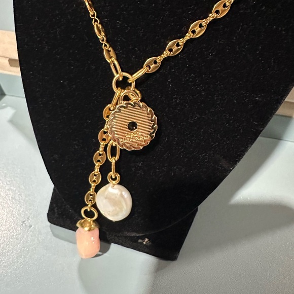 LIZZIE FORTUNATO Anchor Lariat Charm Necklace - Picture 6 of 8